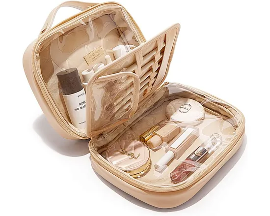 We have carefully crafted our makeup bag using high-quality materials, including fine and durable leather that exudes a luxurious texture. The bag is not only waterproof but also resistant to stains, ensuring easy maintenance and worry-free usage.